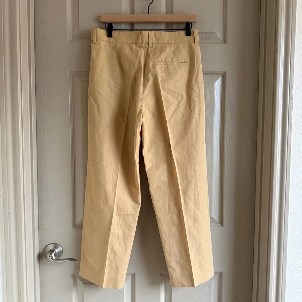 COS Straight Leg Linen/Cotton Pants NEW